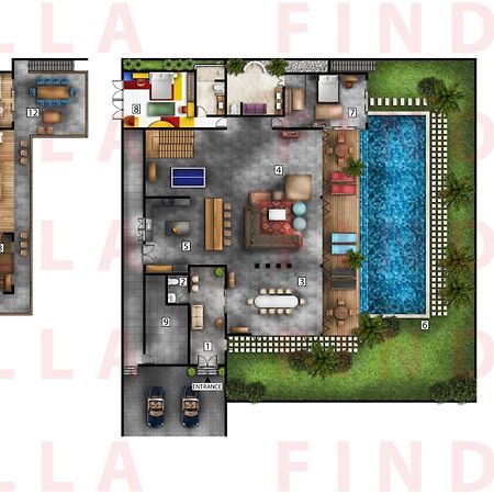 Niconico Mansion By Villa Finder เซมินยัค ภายนอก รูปภาพ