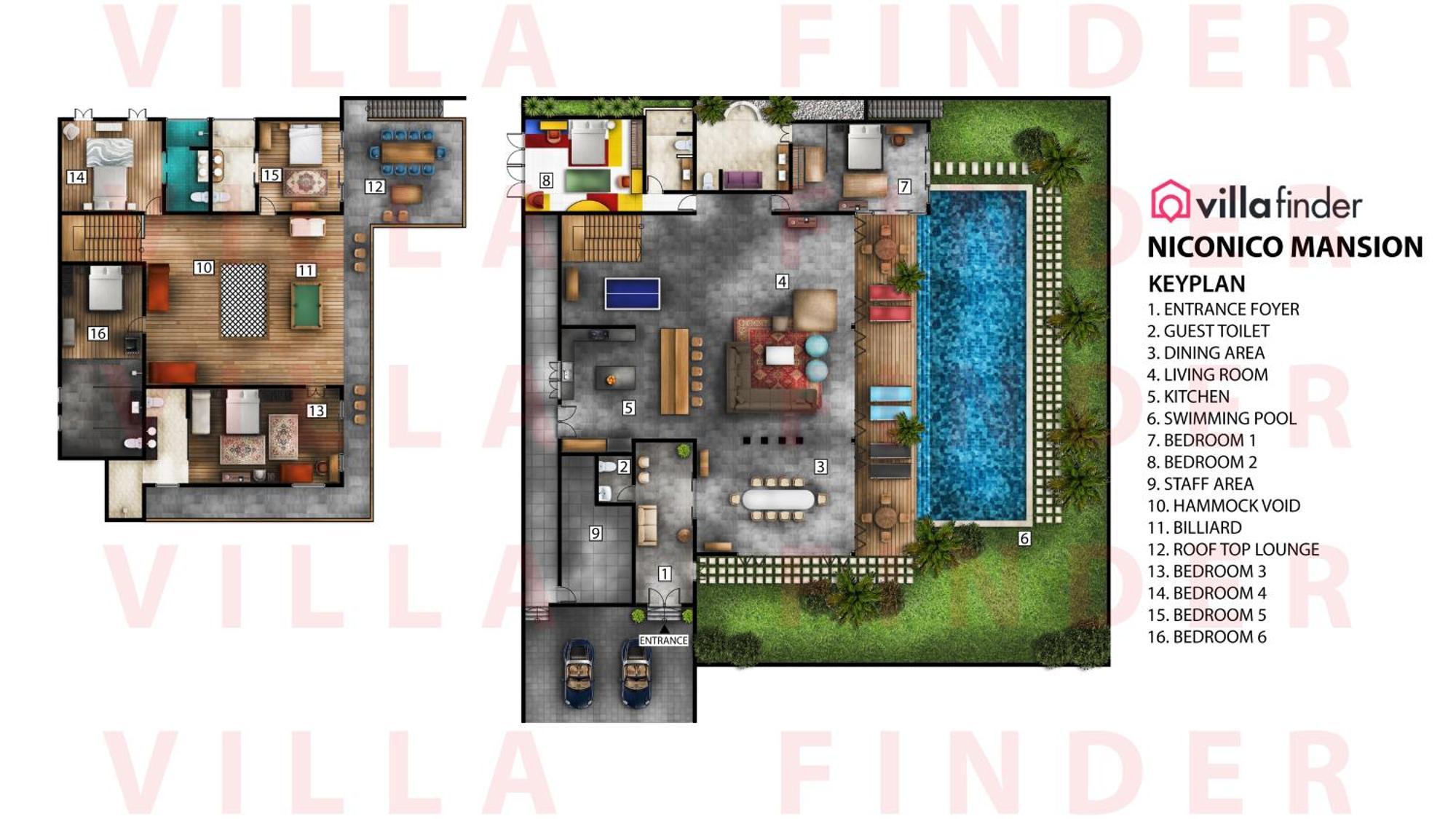 Niconico Mansion By Villa Finder เซมินยัค ภายนอก รูปภาพ